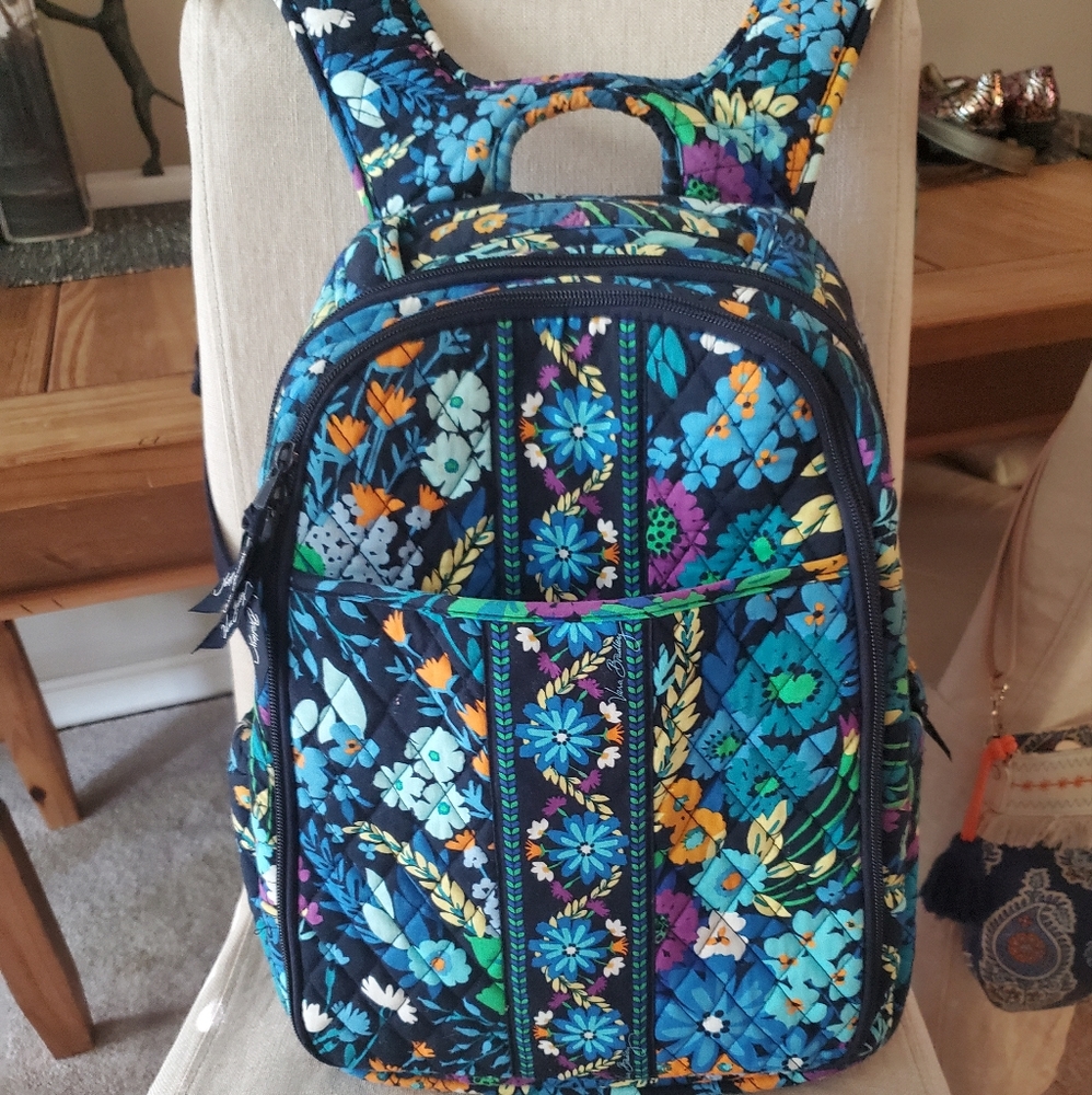 Vera bradley diaper bag/backpack/L=14"H=17"side width=6"